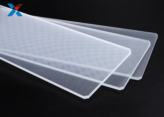 Tấm hướng dẫn ánh sáng acrylic trong suốt 3mm Tấm ánh sáng LED có cạnh chiếu sáng tùy chỉnh