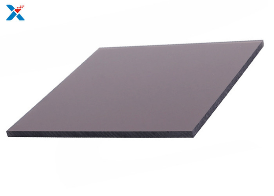 Tấm lợp bằng nhựa Polycarbonate rắn trong suốt màu xám khói