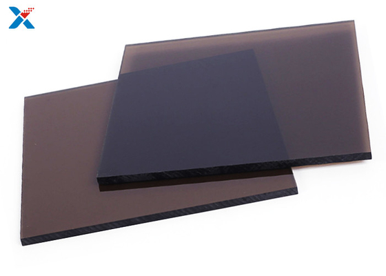 Tấm lợp bằng nhựa Polycarbonate rắn trong suốt màu xám khói