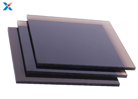 Tấm lợp bằng nhựa Polycarbonate rắn trong suốt màu xám khói