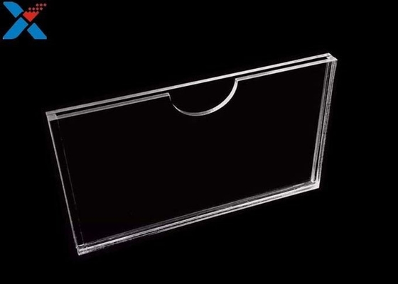 Tấm hiển thị acrylic trong suốt 1mm Giá đỡ áp phích hai mặt ngang