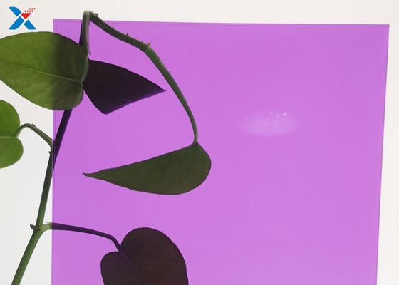 Tấm nhựa màu Plexiglass màu Tím mờ Mật độ 1,2g / cm3