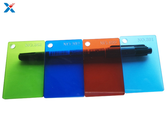Tấm acrylic màu xanh lá cây mờ 2mm Tấm Perspex ép đùn