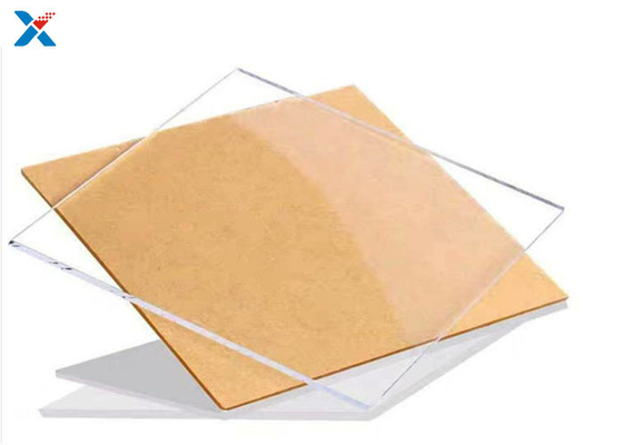 Tấm acrylic trong suốt 3 mm Khả năng chống tia cực tím Cắt tùy chỉnh cho giá trưng bày