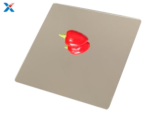 Tấm acrylic tráng gương màu bạc linh hoạt 12&quot; x 24&quot; hoàn hảo cho các bảng hiệu trang trí