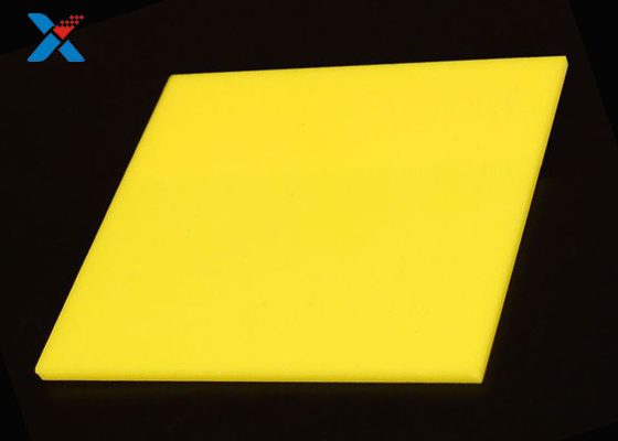 Tấm acrylic màu vàng 8x4 Tấm kính Plexi ép đùn Cắt theo kích thước