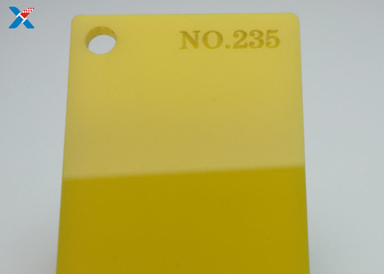 Tấm acrylic màu vàng 8x4 Tấm kính Plexi ép đùn Cắt theo kích thước