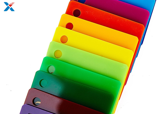 Tấm acrylic màu 8x4 Tấm màu cam Đúc tấm lợp Lucite lớn