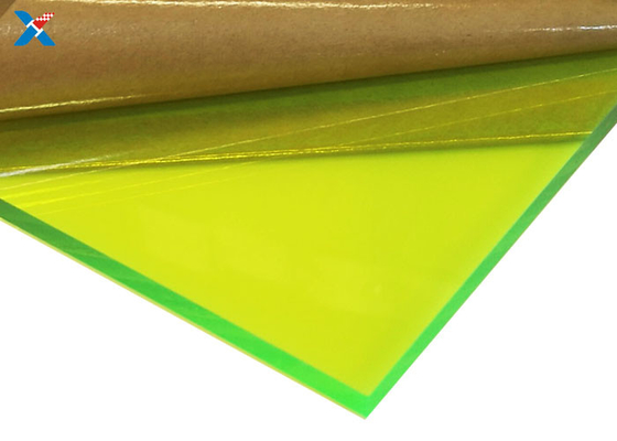 Tấm acrylic màu 3mm màu xanh huỳnh quang