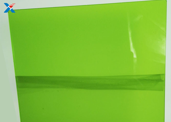 Tấm nhựa acrylic màu xanh lá cây huỳnh quang 4x8 Plexiglass huỳnh quang Tấm nền Perspex ép đùn