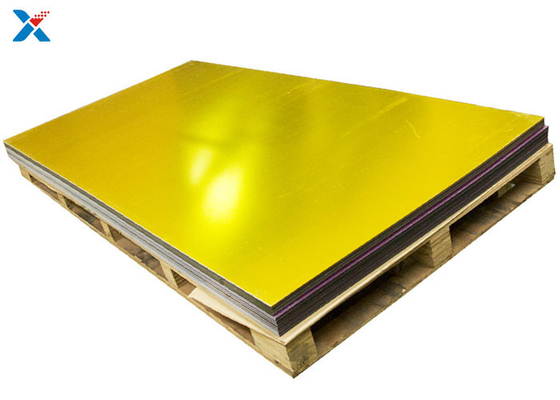 Tấm gương acrylic vàng 1mm Tấm Perspex bề mặt phủ cứng