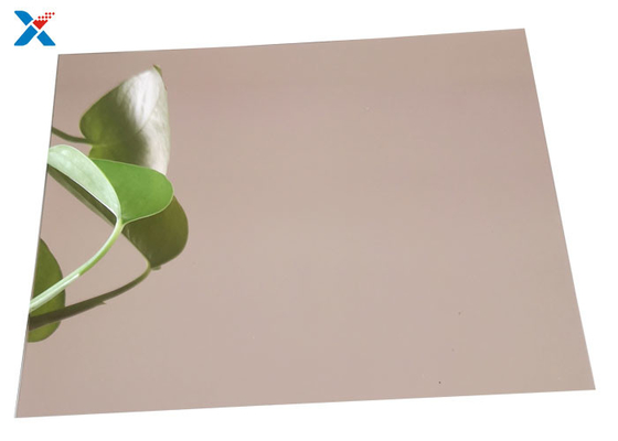 Tấm gương acrylic 8x4 Cắt theo kích thước Tấm Perspex vàng hồng lớn
